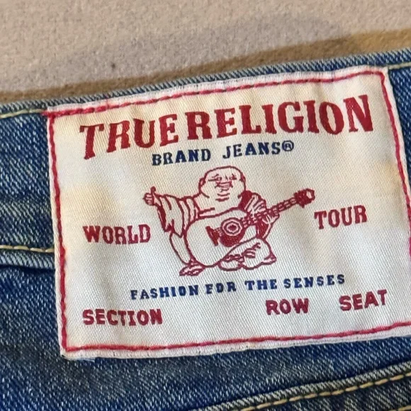 True Religion Charlie High Rise Flare Denim Jeans-NWOT - Picture 3 of 5